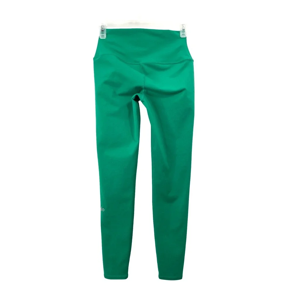 Alo Yoga High Waist Leggings Size XS green